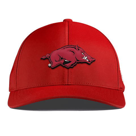 University of Arkansas "Arkansas Team Logo" Curved Performance Red