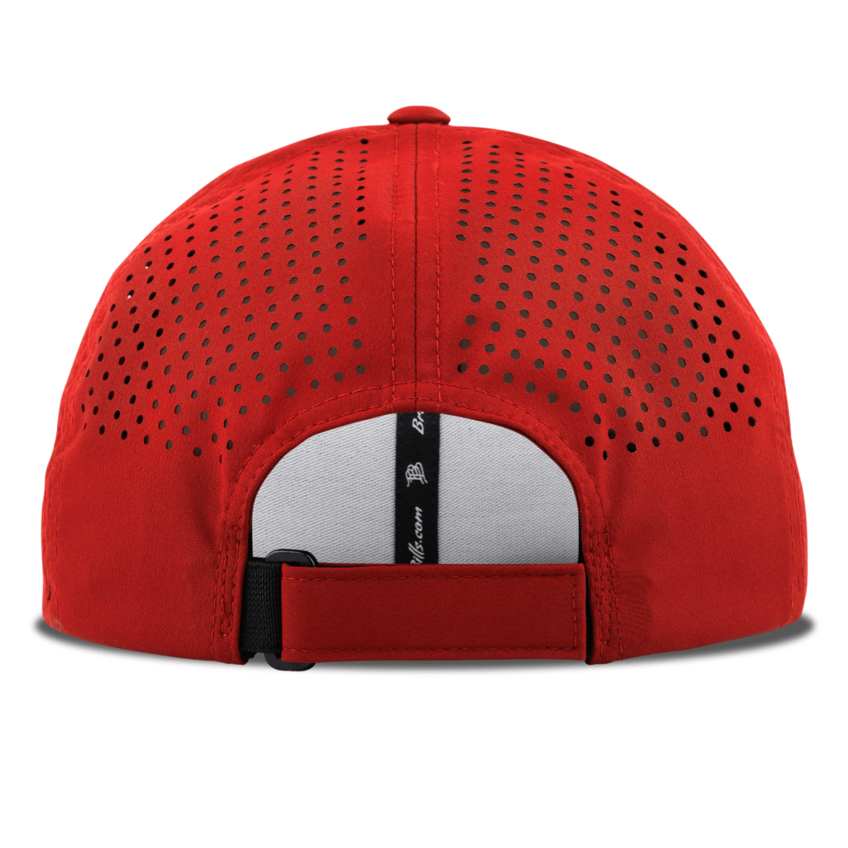 Threaded Script Curved Performance Back Red