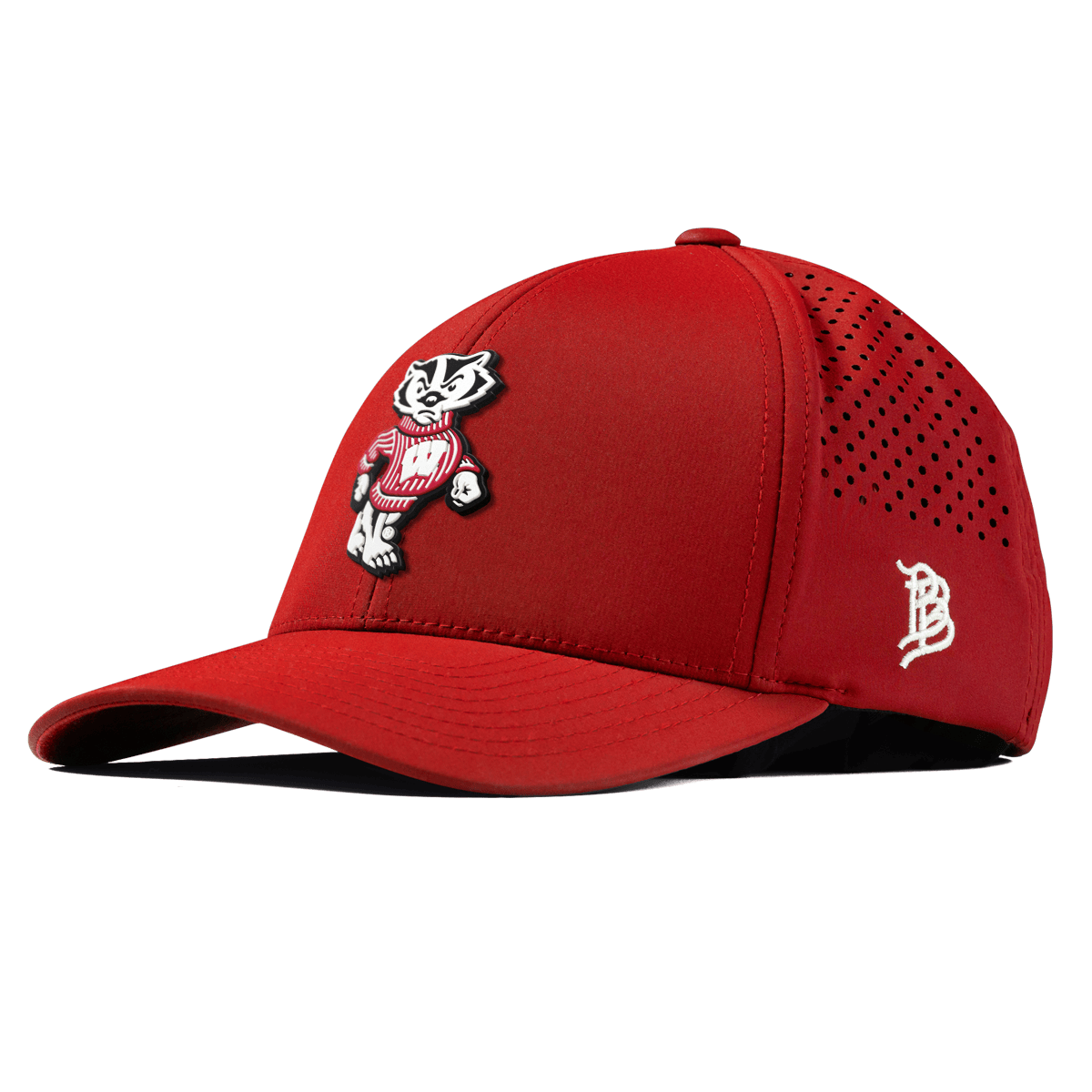 University of Wisconsin "Bucky Badger" Curved Performance Red