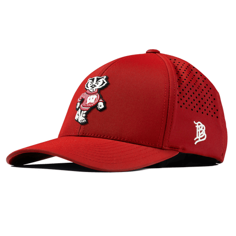University of Wisconsin "Bucky Badger" Curved Performance Red
