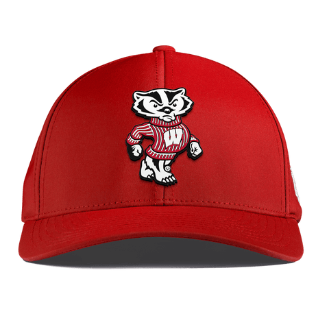 University of Wisconsin "Bucky Badger" Curved Performance Red