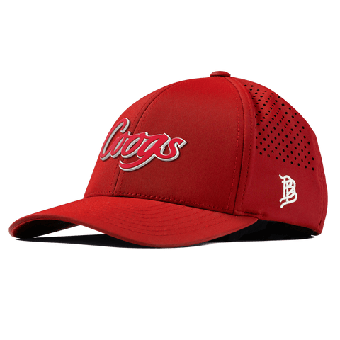 University of Houston "Coogs Script" Curved Performance Red