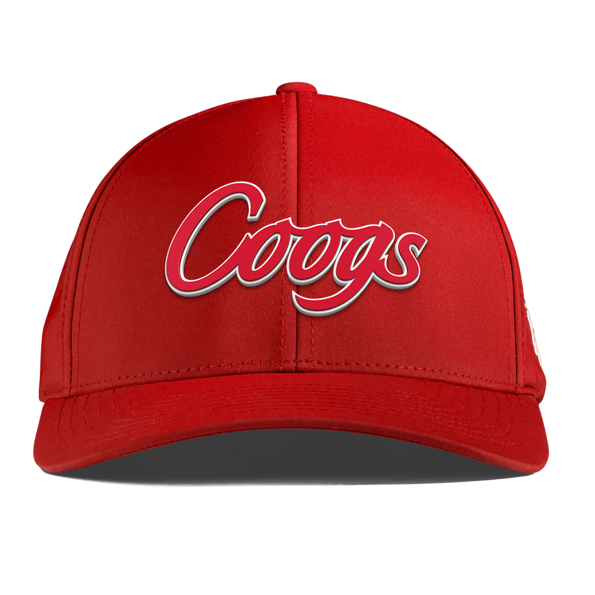 University of Houston "Coogs Script" Curved Performance Red