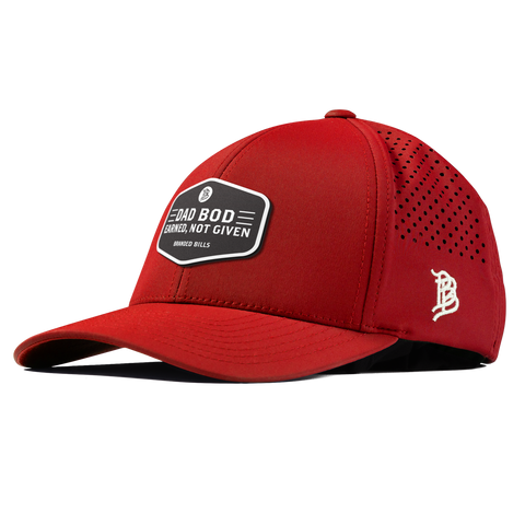 Dad Bod Curved Performance Red