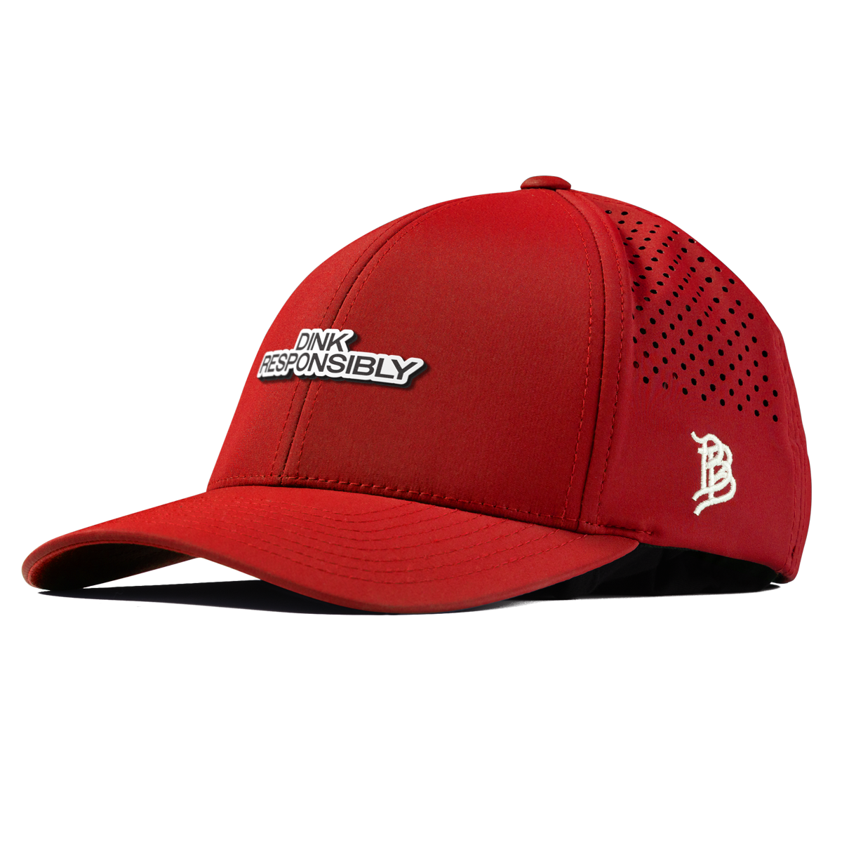 Dink Responsibly Curved Performance Red