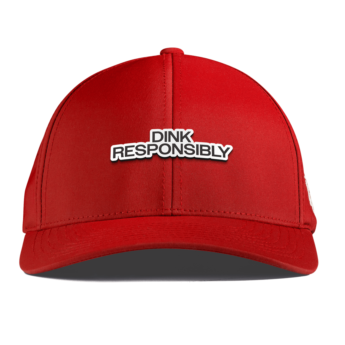 Dink Responsibly Curved Performance Red