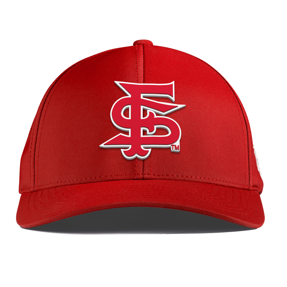 Fresno State University "Fresno State Stacked" Curved Performance Red