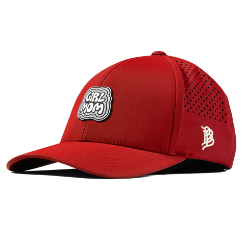 Girl Mom Curved Performance Red