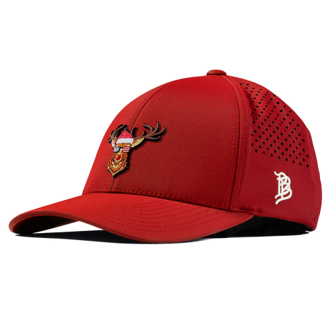 Party Reindeer Curved Performance Red