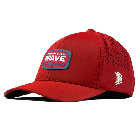 Home of the Brave Curved Performance Red