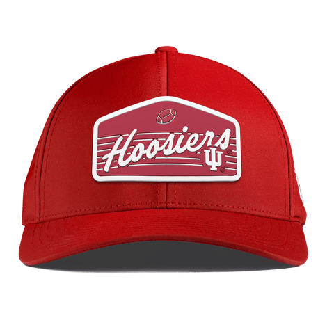 Indiana University "Hoosiers Football" Curved Performance Red