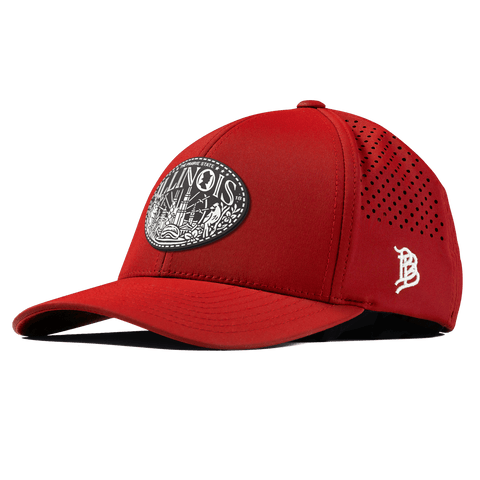 Illinois Traveler Curved Performance Red