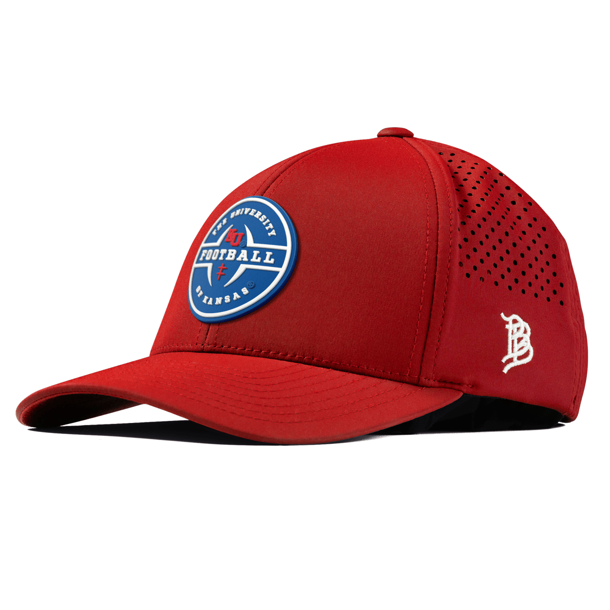 University of Kansas "Kansas Football Legacy" Curved Performance Red