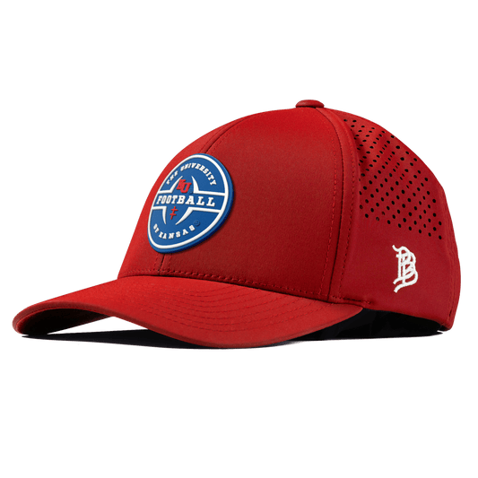 University of Kansas "Kansas Football Legacy" Curved Performance Red