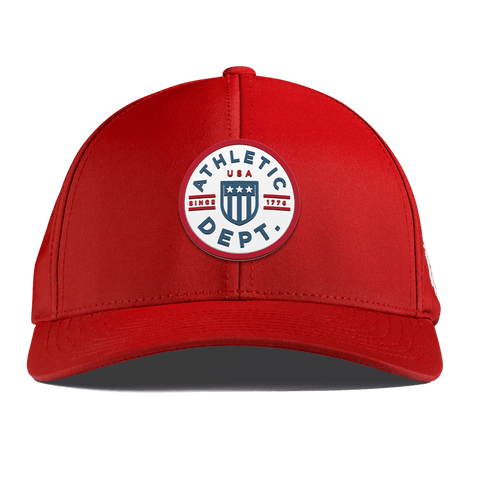 Liberty Letterman Curved Performance Red