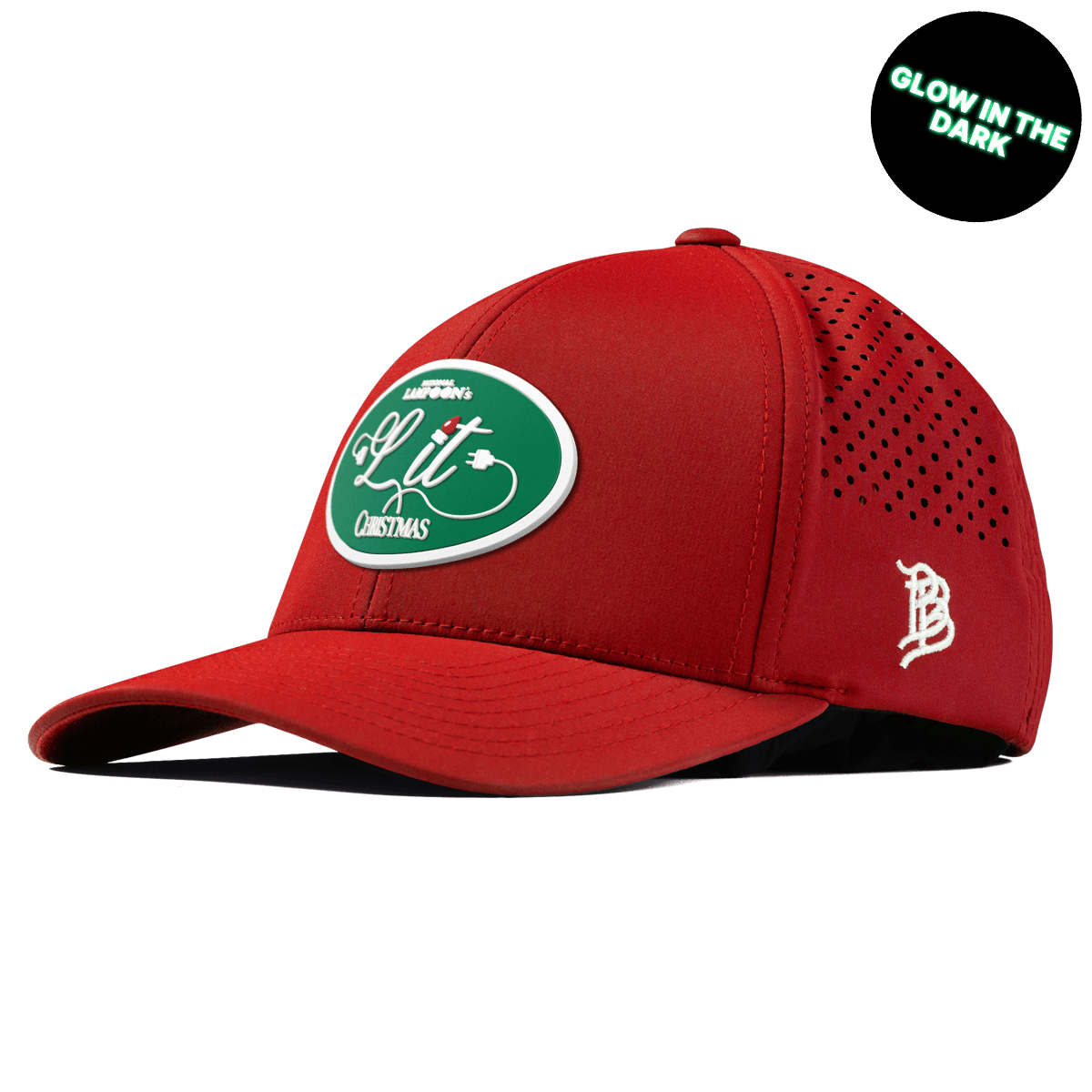 National Lampoon "Lit Christmas" Curved Performance Red