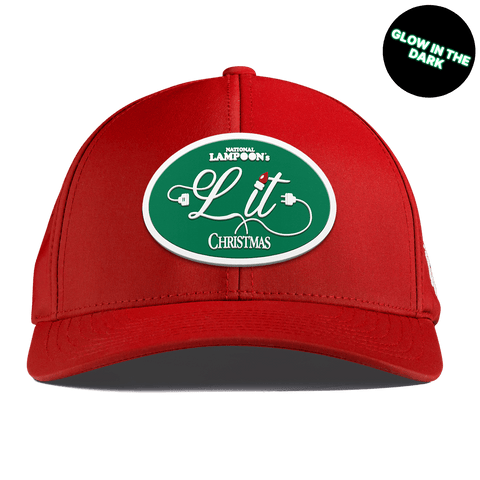 National Lampoon "Lit Christmas" Curved Performance Red