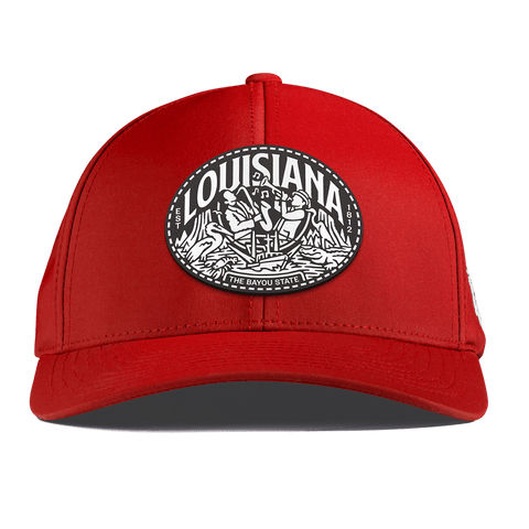 Louisiana Traveler Curved Performance Red