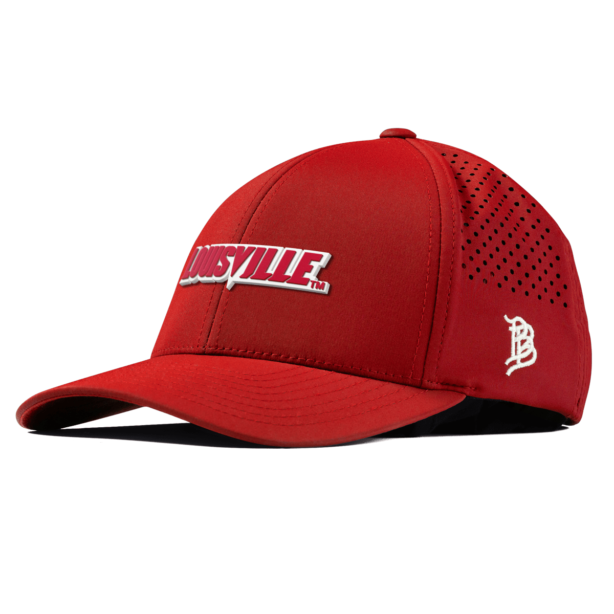 University of Louisville "Louisville Block" Curved Performance Red