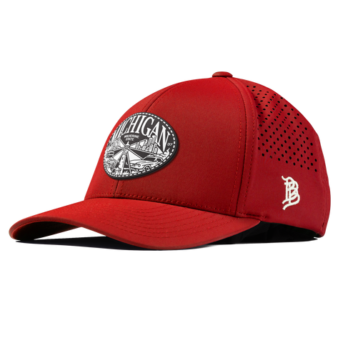 Michigan Traveler Curved Performance Red