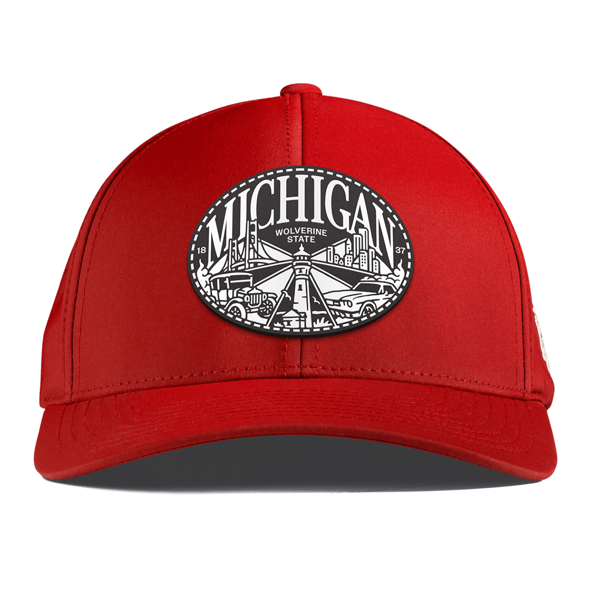 Michigan Traveler Curved Performance Red