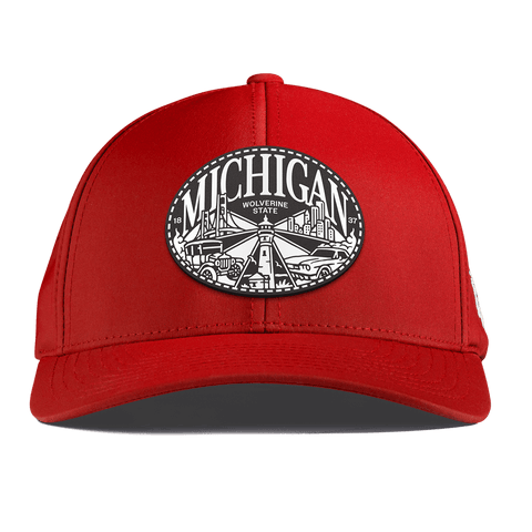 Michigan Traveler Curved Performance Red