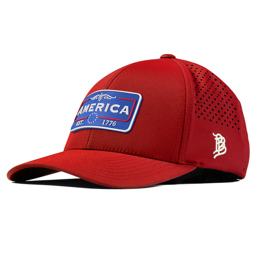 National Pride Curved Performance Red