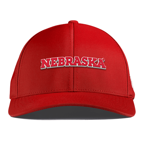 University of Nebraska "Nebraska Block" Curved Performance Red