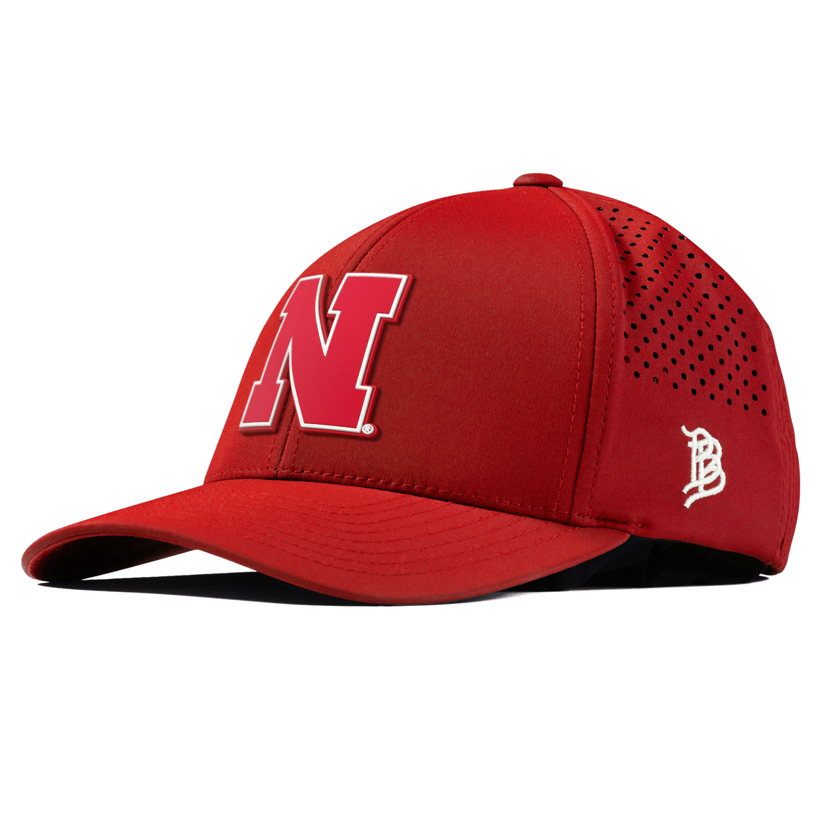 University of Nebraska "Nebraska Team Logo" Curved Performance Red 