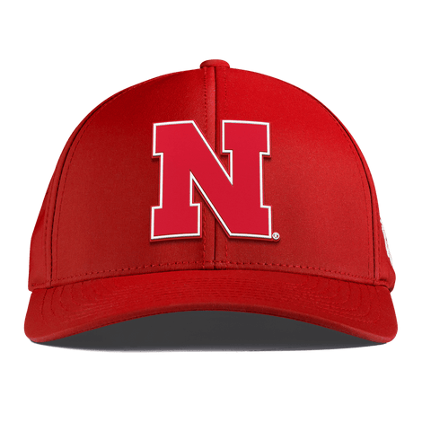 University of Nebraska "Nebraska Team Logo" Curved Performance Red 