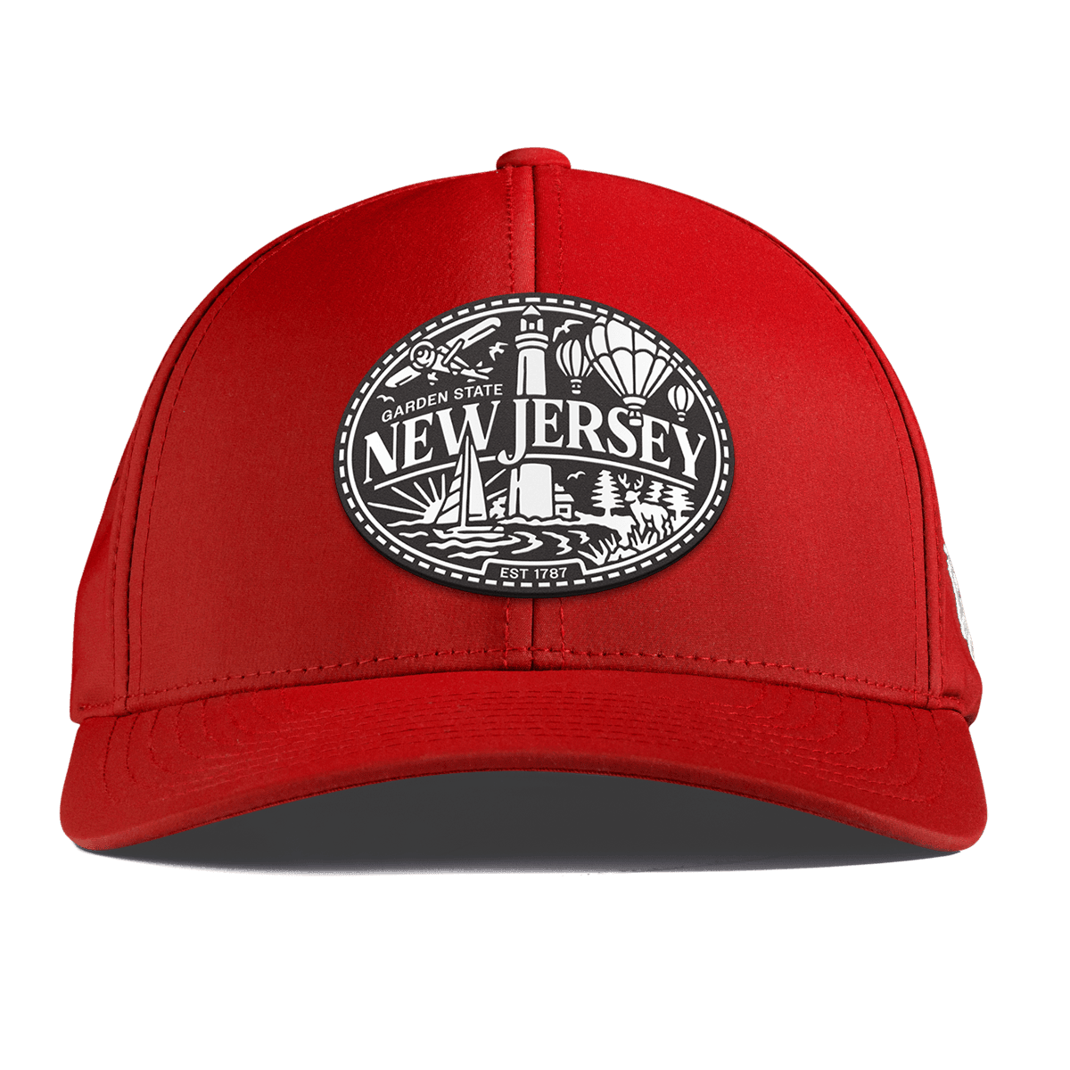 New Jersey Traveler Curved Performance Red