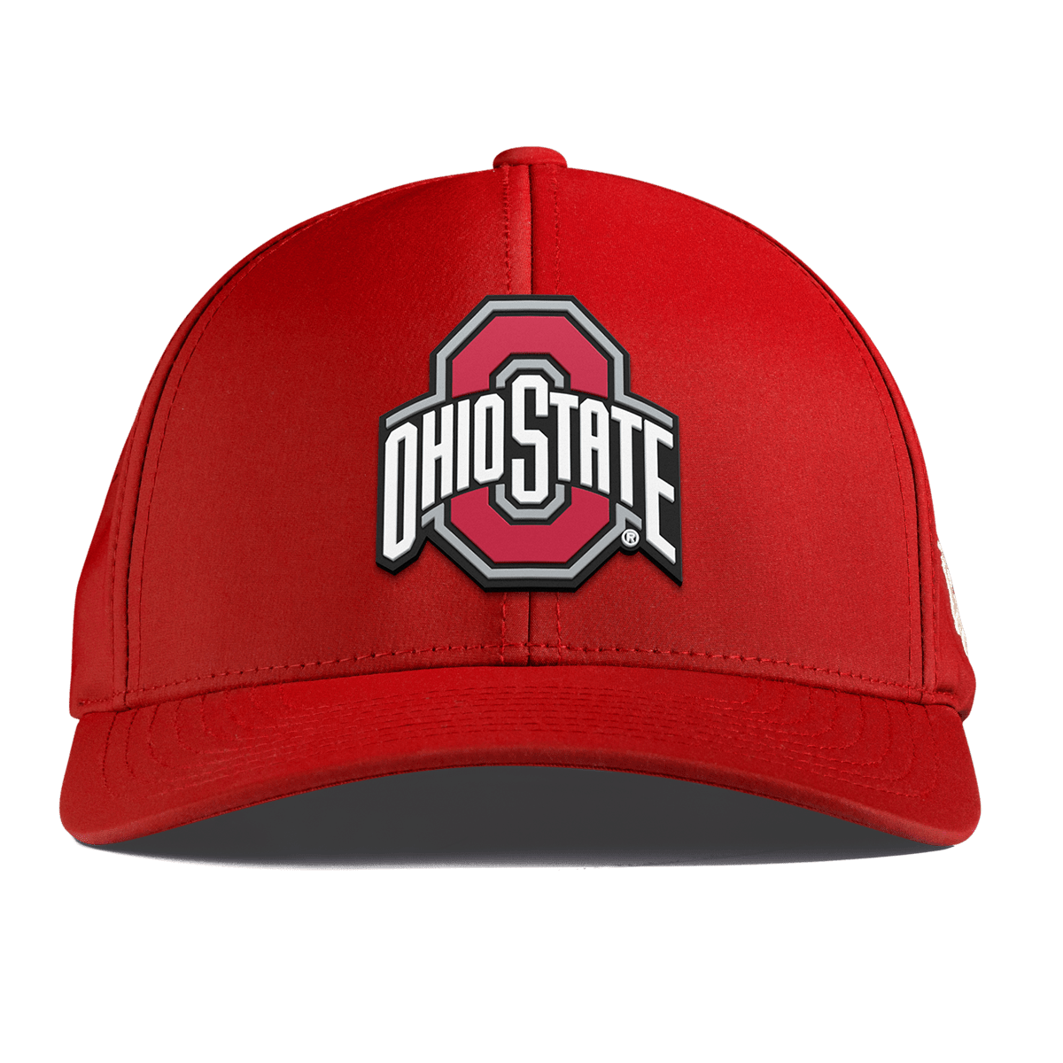Ohio State University "Ohio State Gray Team Logo" Curved Performance Red