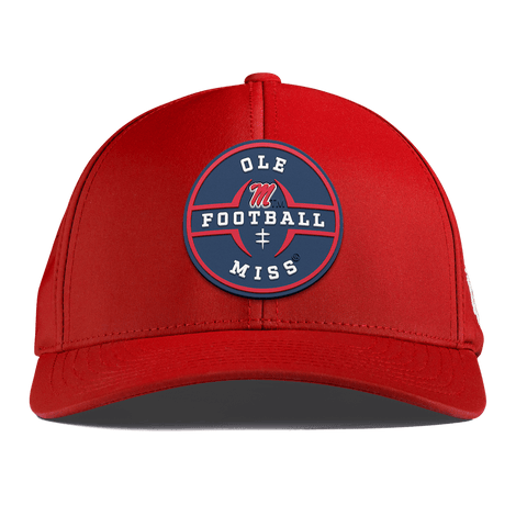 University of Mississippi "Ole Miss Football Legacy" Curved Performance Red