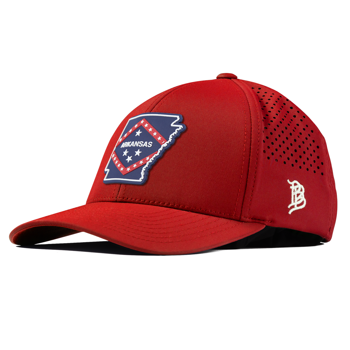 Arkansas Patriot Series Curved Performance Red