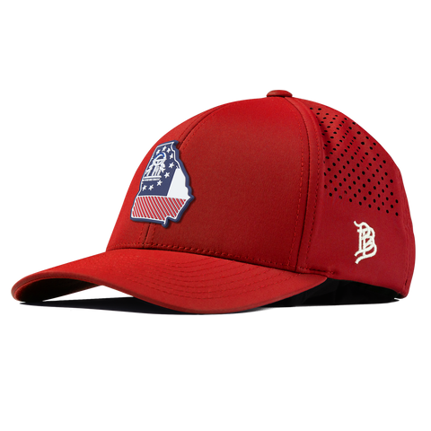 Georgia Patriot Series Curved Performance Red