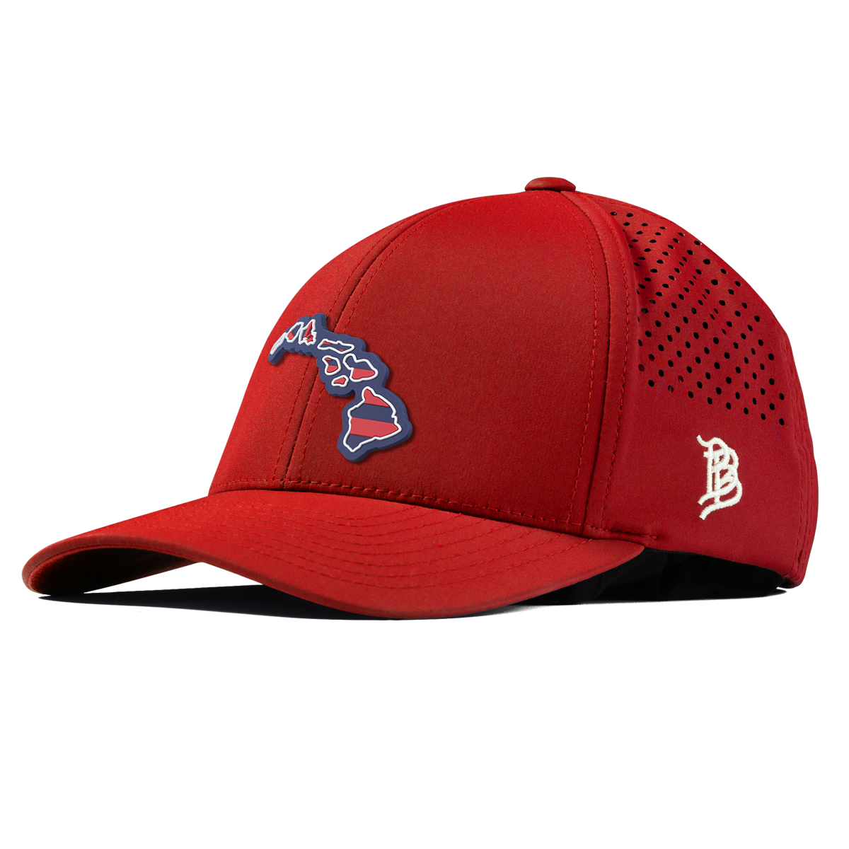 Hawaii Patriot Series Curved Performance Red