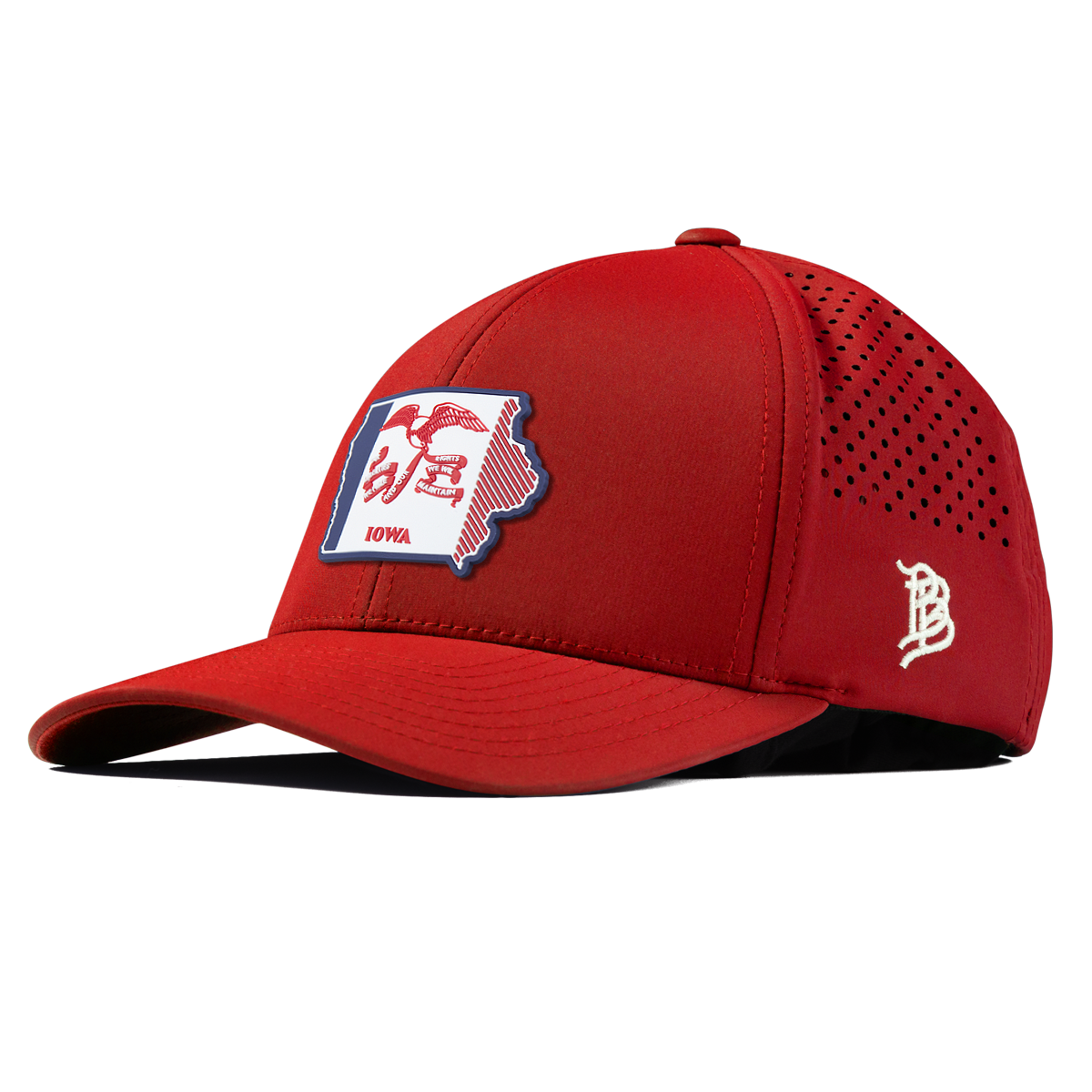 Iowa Patriot Series Curved Performance Red
