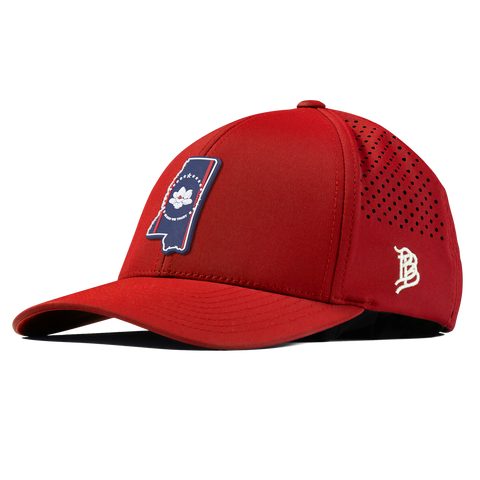 Mississippi Patriot Series Curved Performance Red
