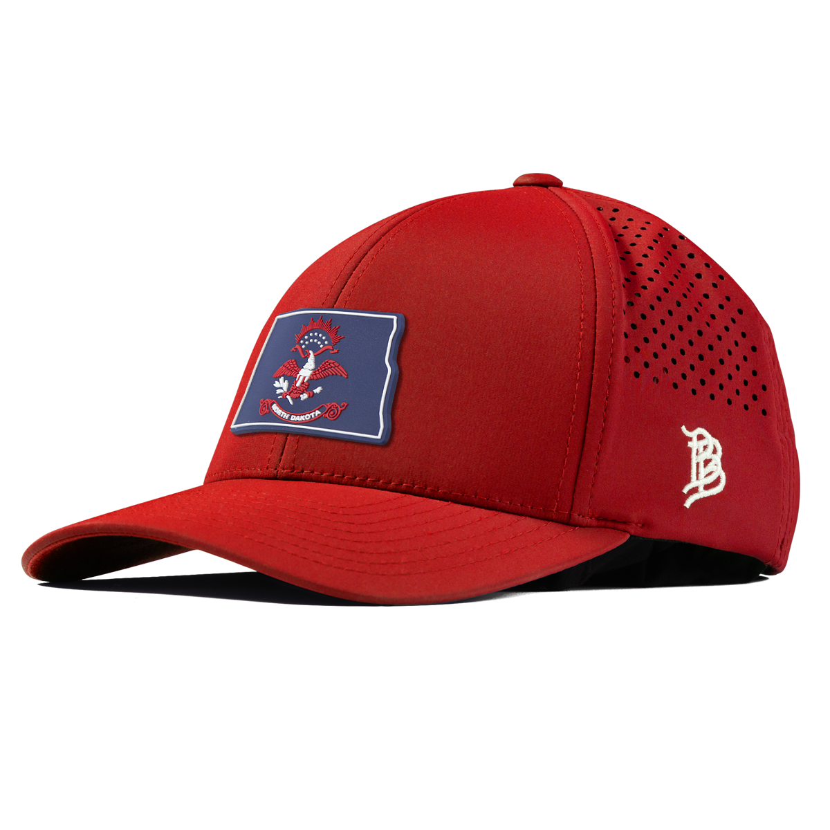 North Dakota Patriot Series Curved Performance Red
