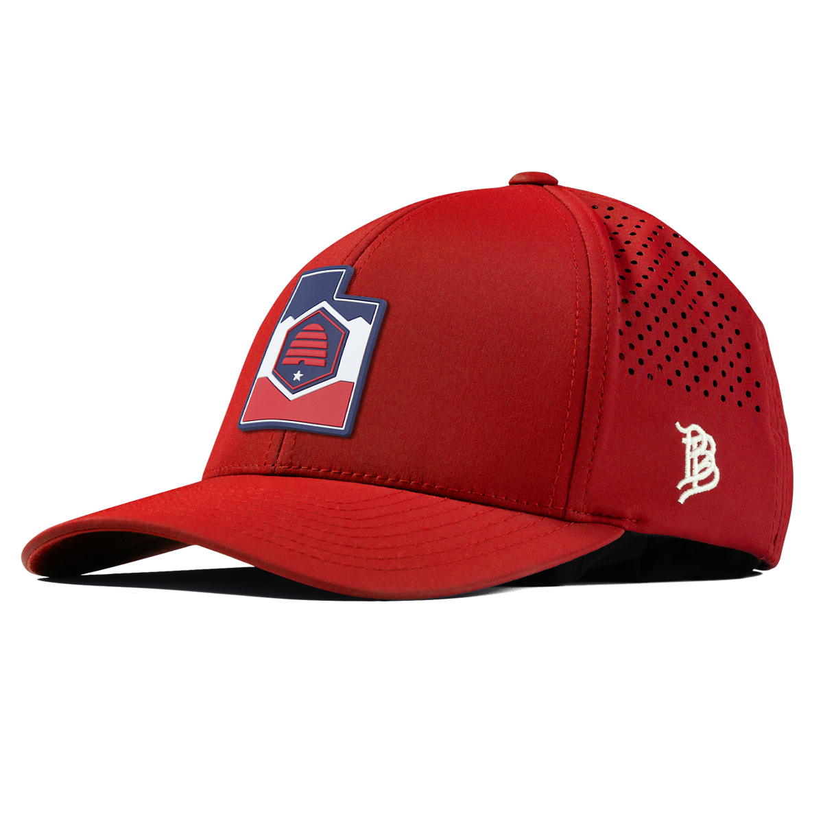 Utah Patriot Series Curved Performance Red