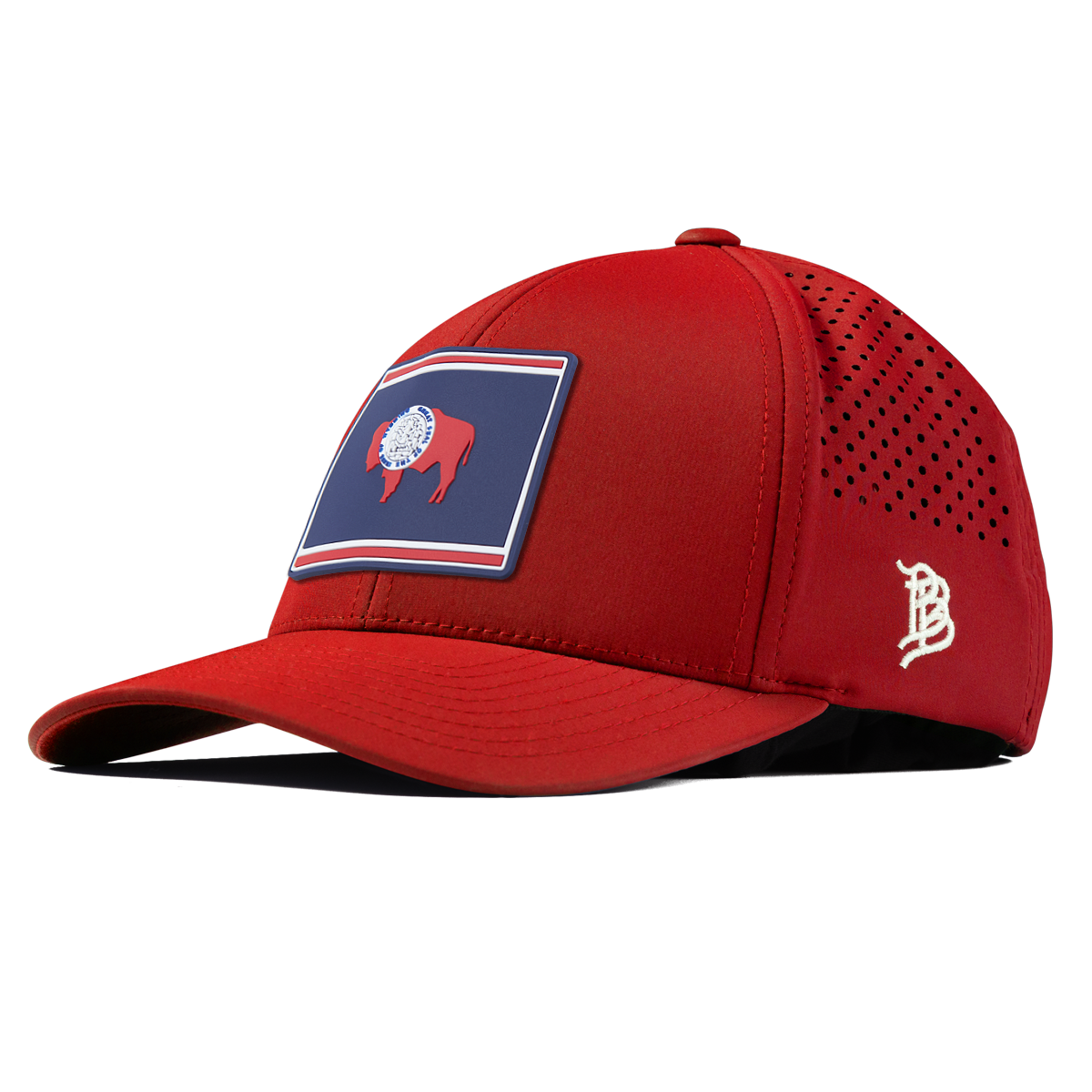 Wyoming Patriot Series Curved Performance Red