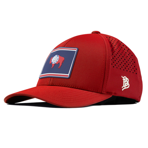 Wyoming Patriot Series Curved Performance Red