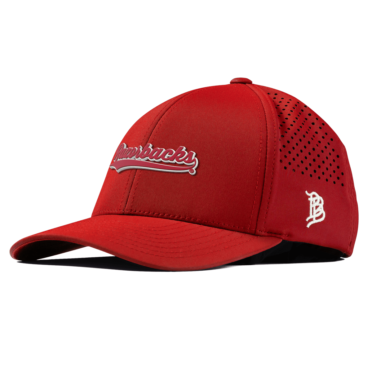University of Arkansas "Razorback Script" Curved Performance Red