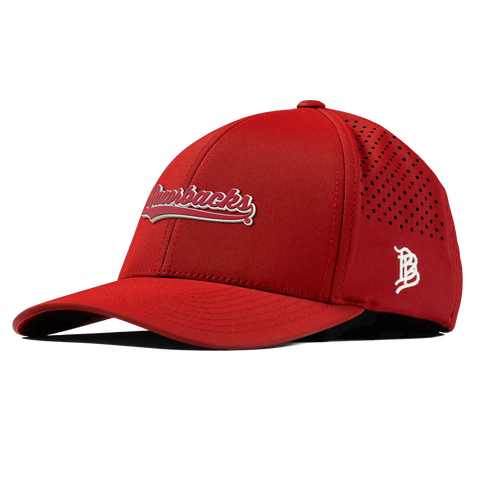 University of Arkansas "Razorback Script" Curved Performance Red