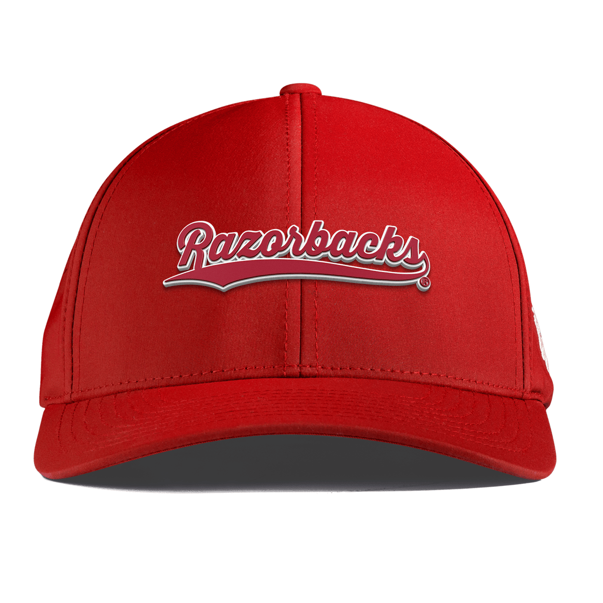 University of Arkansas "Razorback Script" Curved Performance Red
