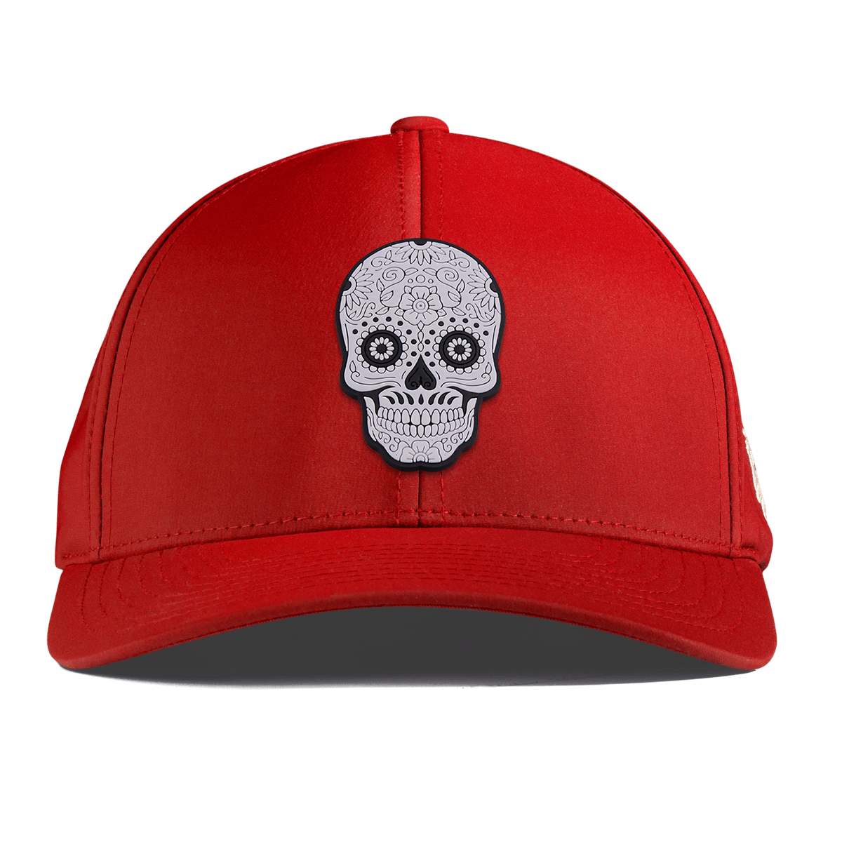 Sugar Skull PVC Curved Performance Red