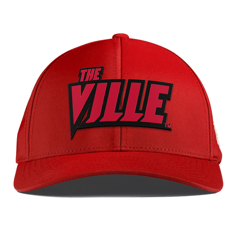 University of Louisville "The Ville Block" Curved Performance Red