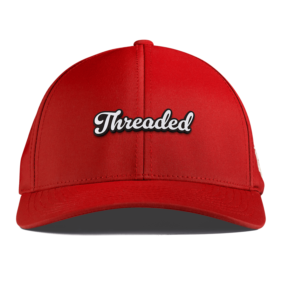 Threaded Script Curved Performance Red