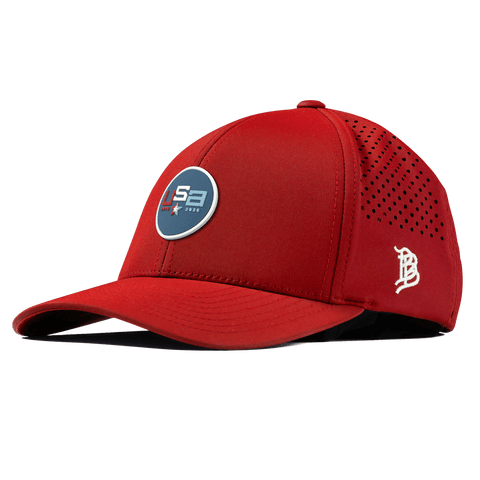 USA 250 Curved Performance Red