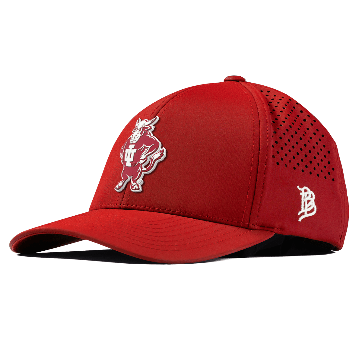 Indiana University "Vintage Bison" Curved Performance Red